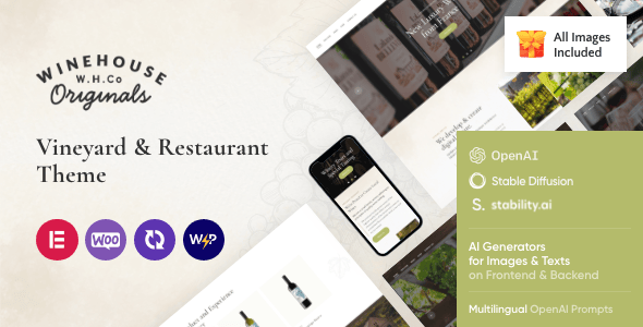 Wine House dizájn előnézete