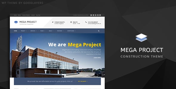 Mega Project dizájn előnézete