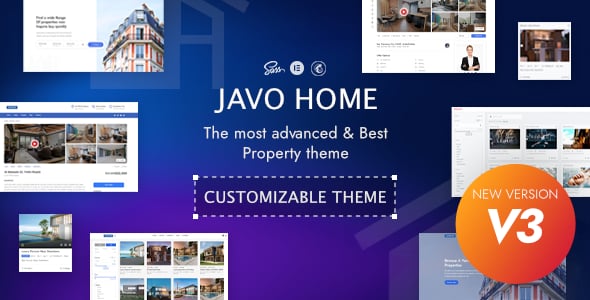 Javo Home dizájn előnézete
