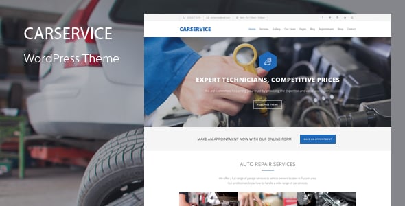 Car Service dizájn előnézete