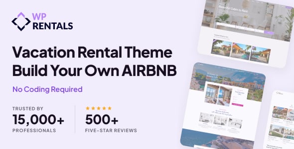 WP Rentals dizájn előnézete