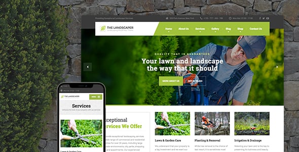 The Landscaper dizájn előnézete