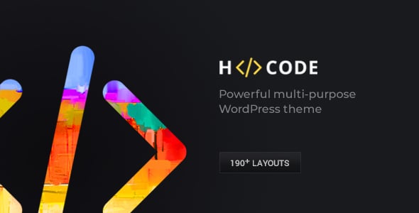 H-Code Responsive & Multipurpose WordPress Theme dizájn előnézete