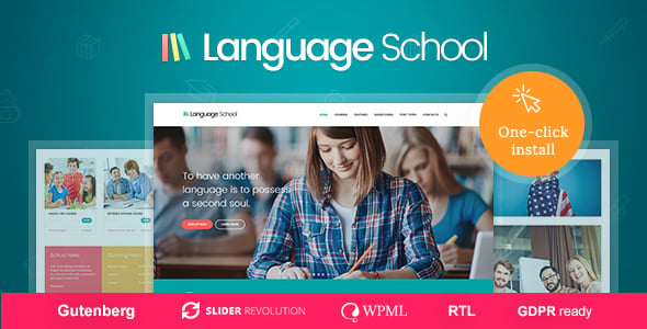 Language School dizájn előnézete