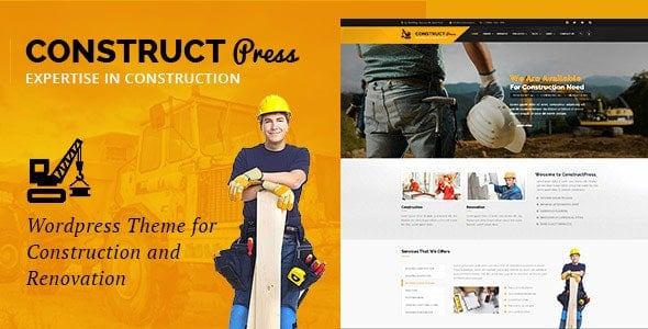 Construct Press dizájn előnézete