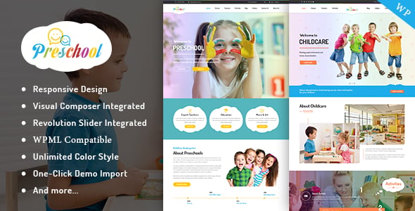 Preschool dizájn előnézete