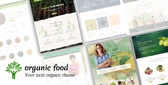 Organic Food dizájn előnézete