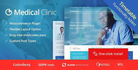 Medical Clinic dizájn előnézete