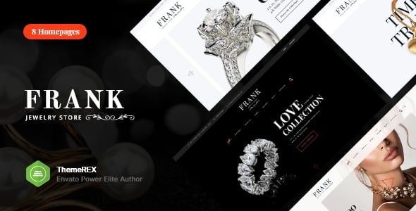 Frank Jewelry Store dizájn előnézete