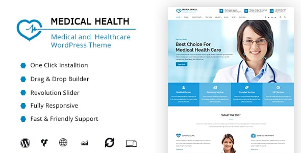 MedicalHealth dizájn előnézete
