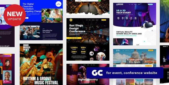Grand Conference dizájn előnézete