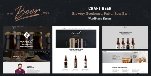 Craft Beer dizájn előnézete