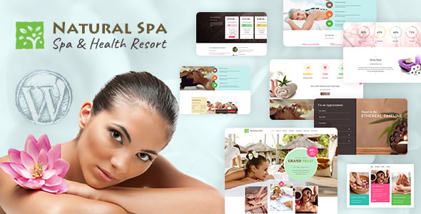 Natural Spa dizájn előnézete
