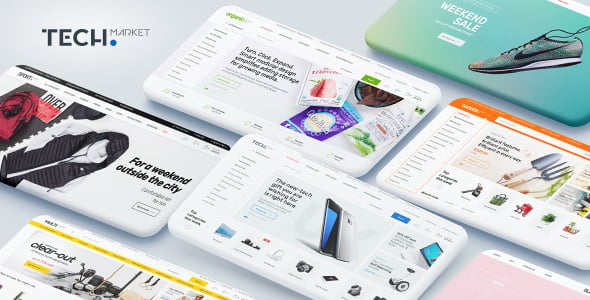 Techmarket dizájn előnézete