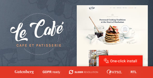Le Cafe dizájn előnézete