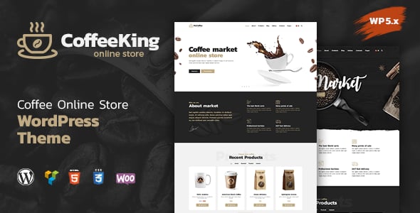 CoffeeKing dizájn előnézete