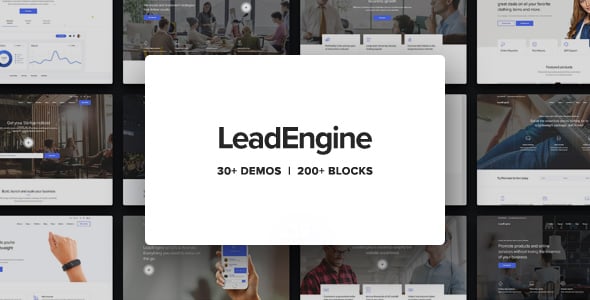 LeadEngine dizájn előnézete