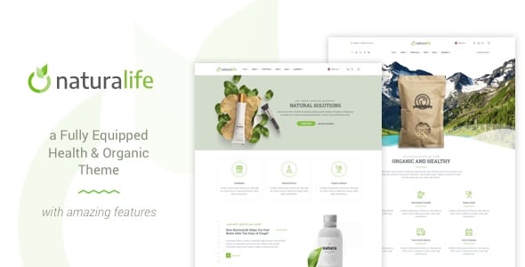 NaturaLife dizájn előnézete
