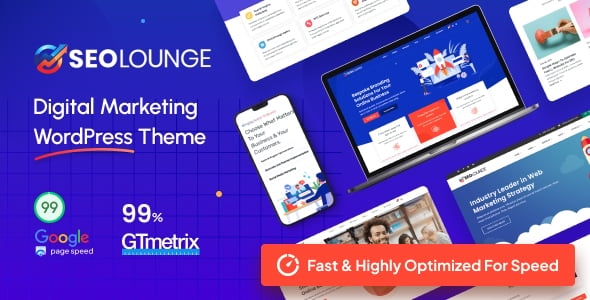 SEO Lounge dizájn előnézete