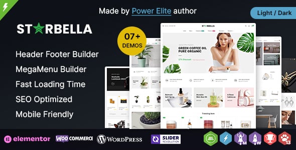 StarBella WP dizájn előnézete