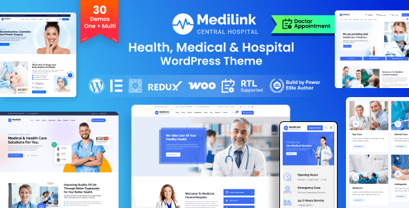 Medilink dizájn előnézete
