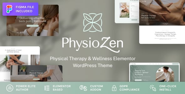 PhysioZen dizájn előnézete