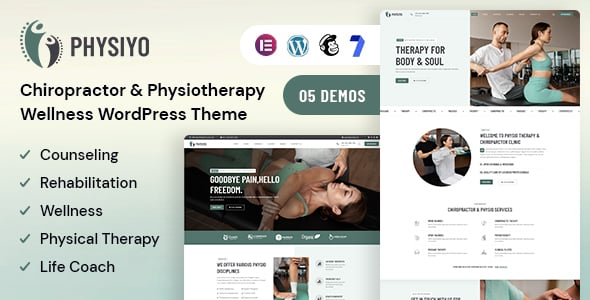 Physiyo dizájn előnézete