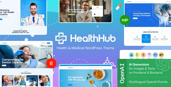 HealthHub dizájn előnézete