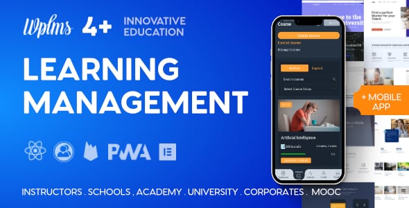 WPLMS Learning Management System for WordPress, WordPress LMS dizájn előnézete