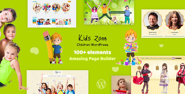 Kids Zone dizájn előnézete