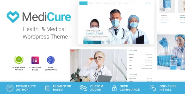 MediCure dizájn előnézete