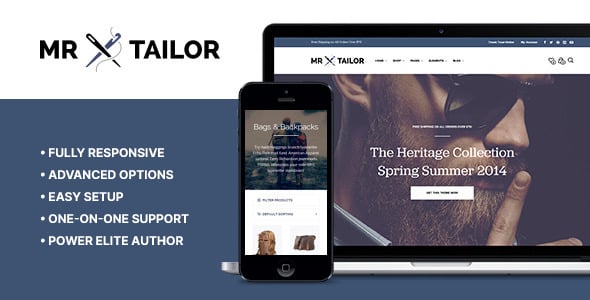 Mr. Tailor dizájn előnézete