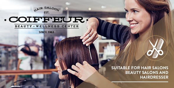 Coiffeur dizájn előnézete