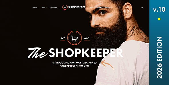Shopkeeper • Multi-Purpose WooCommerce Theme dizájn előnézete